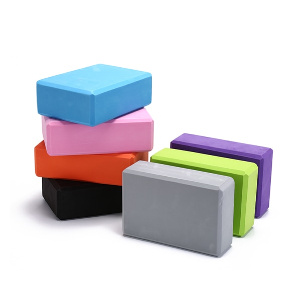 yoga block träning sport rekvisita skum tegel stretching hjälp pila grey