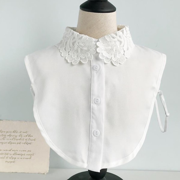 Vintage paita naisten irrotettavat kaulukset Doll Faux Shirt Winter