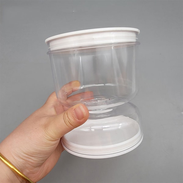 Timeglass Jar Pickle Kan tørke og våt Separat oppbevaring kjøkken