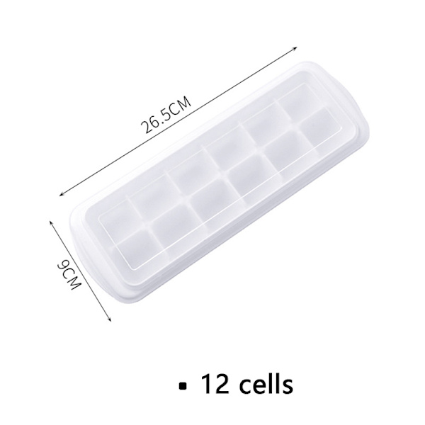 12/48/60 Grids Ice Cube-bricka Plast Ice Cube Maker Form