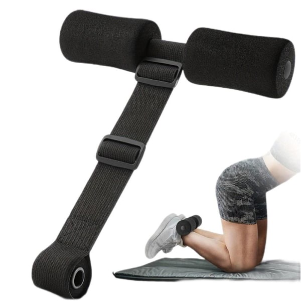 1stk Curl Band Sit Up Equipment Nordic Home Workout For Hamstrin black