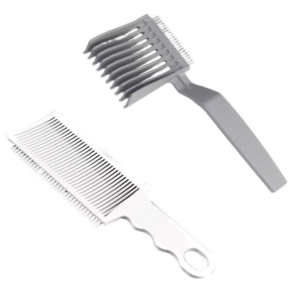 2kpl Hiusten ting Positioning Comb Professional Barber Blending Fl 2PCS