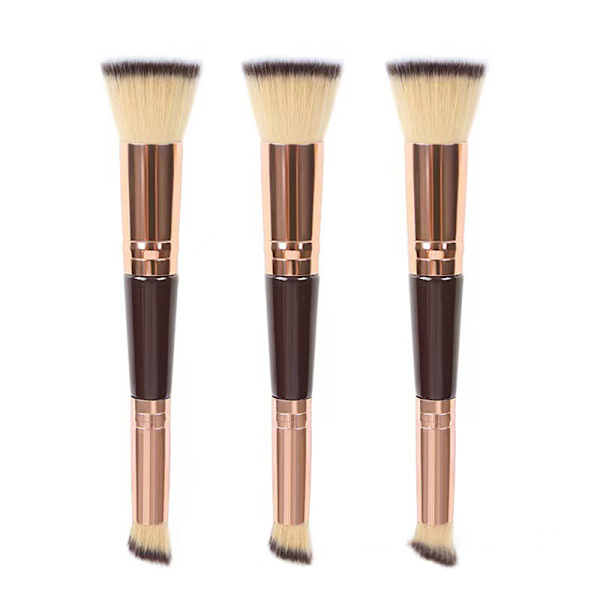 1 stk Dobbel-endede Makeup Brush Foundation Concealer Brush Beaut one size