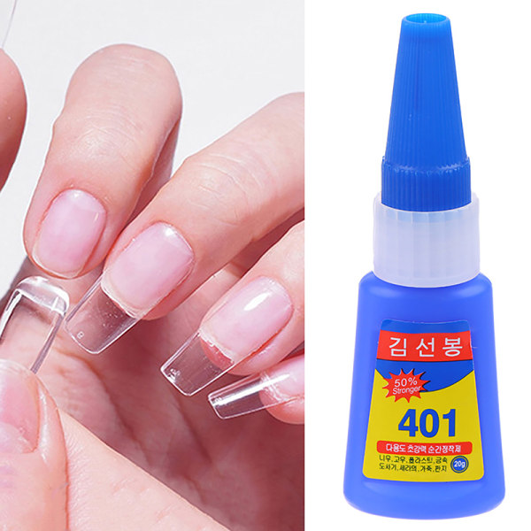 12g Super stærk neglelim Akryl UV Gel Nail False Nail Art T one size