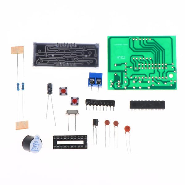 DIY 4-siffrig digital elektronisk klocka-kit LED tidsvisningsmodul 1Set