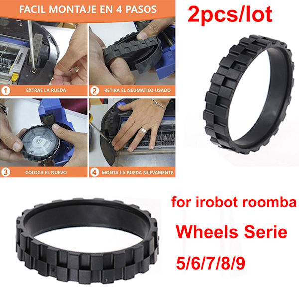 Däck för IROBOT ROOMBA Wheels Series 500 one size