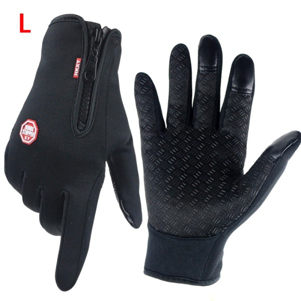 1 par varma och vattentäta handskar för vintersportskidor W A3