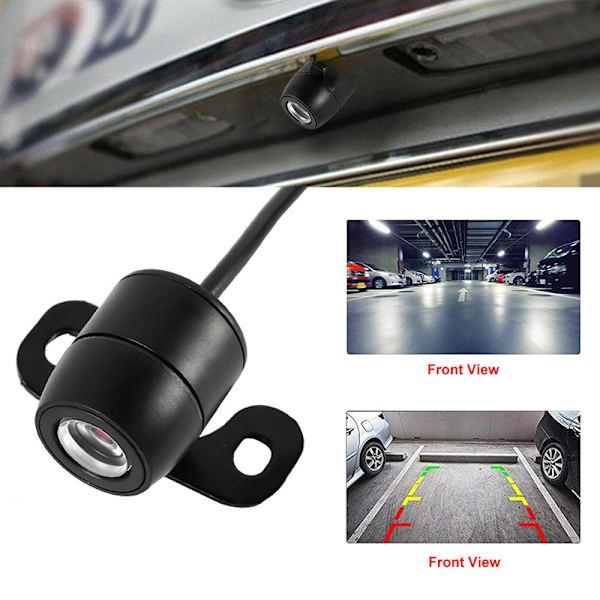 170° CMOS Mini Color Reverse Backup Car Front Backkamera Black