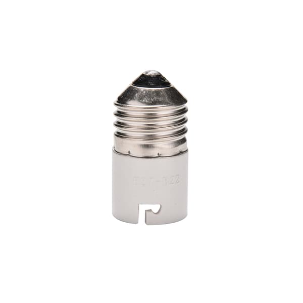 E27 til B22 Sockel LED Halogen Lyspære Adapter Konv