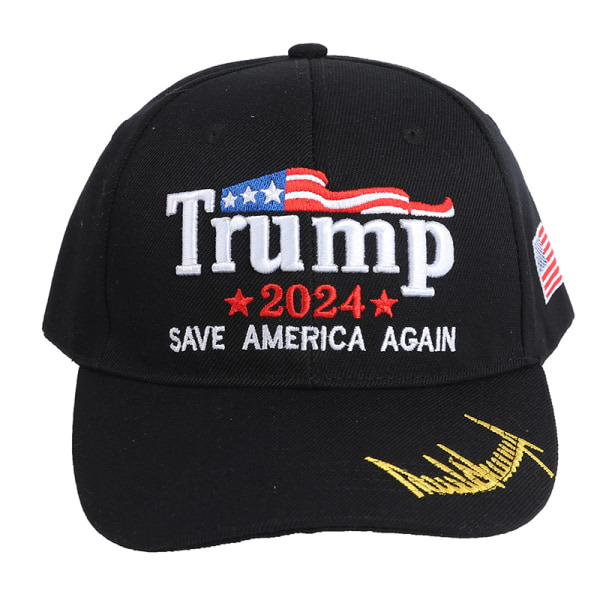 MAGA President Donald Trump 2024 Save America Trump Hat Black