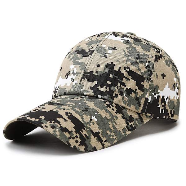 Justerbar Cap Mesh Taktisk Military Army Airsoft Fishing Snap Khaki digital