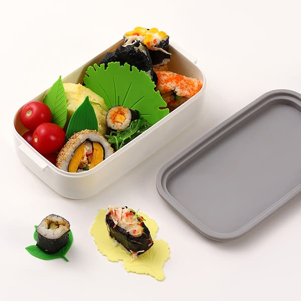 1Set Löv Bento Skål Kopp Lunch Separator Sushi Risboll Mat De one size