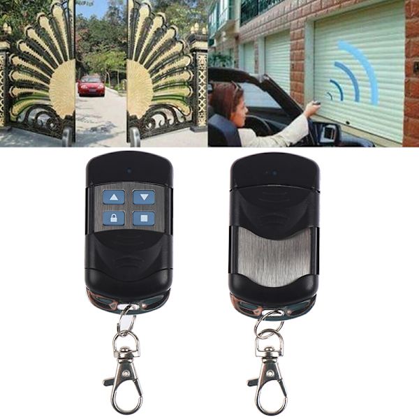 1 Stk 4 Knapper 433MHZ Rolling Code Gate Garasjeportåpner Cloni one size
