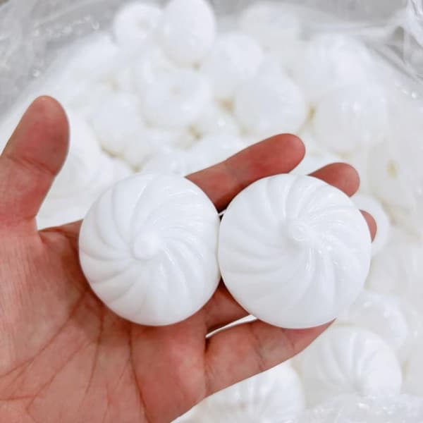 1/5/10 stk. trykkball hud dumpling form DIY stressballsett A1