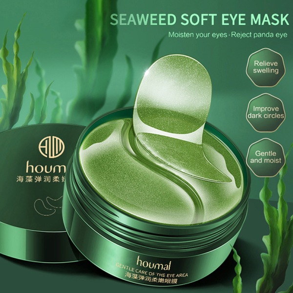 60st Ögonmask Guld Fuktgivande Seaweed Eye Mask Collagen Remo A4