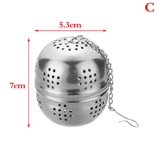Kugle-tefilter i rustfrit stål, kugle-tefilter, netfilter, si A