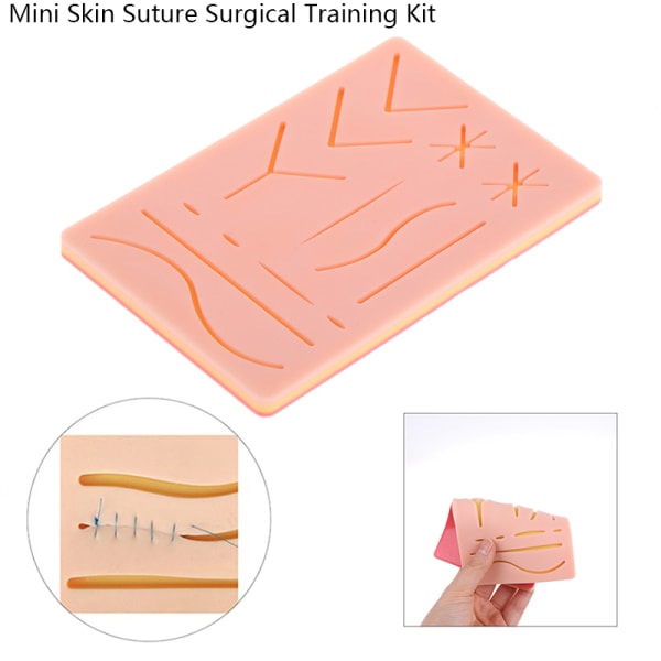 Mini Silicone Skins Pad Sutur Incision Surgical Traumatic Simu