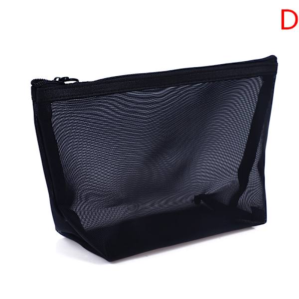 Mesh Transparent Kosmetisk Makeup Case Dame Make Up Organizer S D