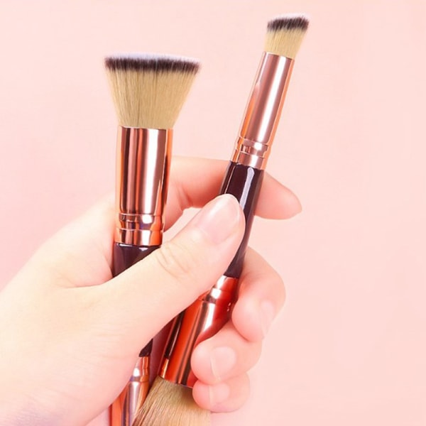 1 Stk Double-Ended Makeup Brush Foundation Concealer Brush Beaut one size