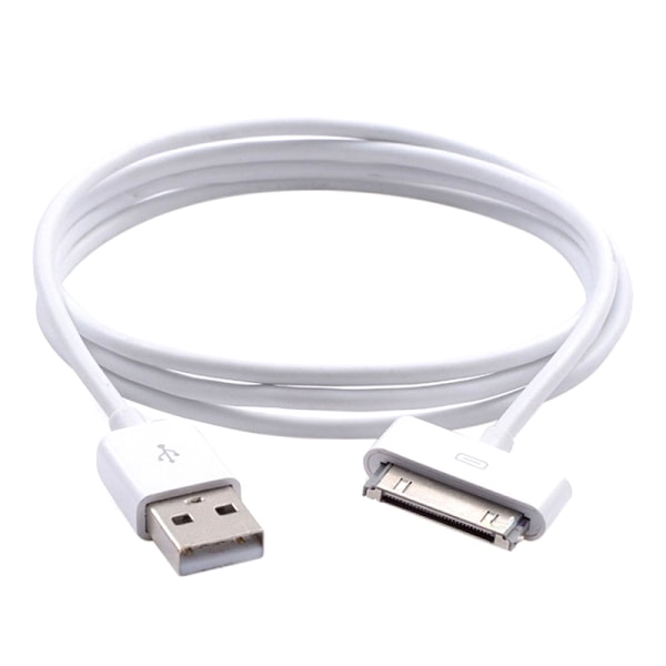 USB Sync Data Laddningsladdare Power för iPhone 4/4S