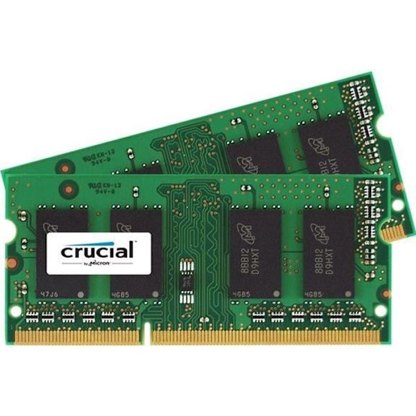 "Minde PC DDR3L - CRUCIAL - 8GB SÆT (4GB*2) - 1600 - SODIMM"