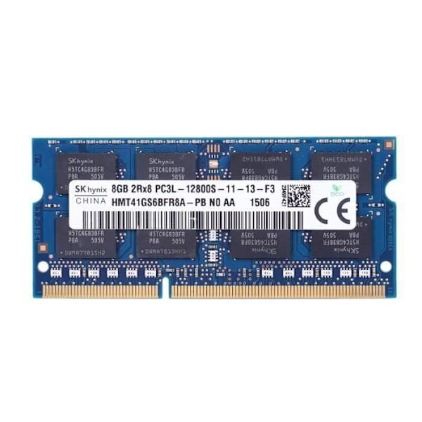 DDR3 8GB 12800 1600 MHz 1.35V RAM til Bærbar Computer SODIMM 204-Pin Lav Spænding Dual Channel Non ECC