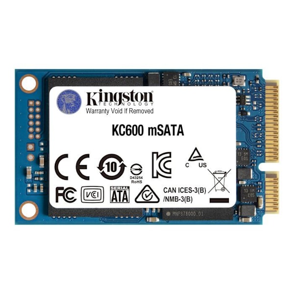 Kingston KC600 SSD 512GB SATA3 mSATA - SKC600MS/512G