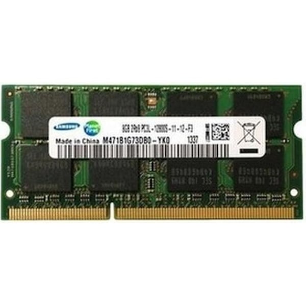 Samsung 8GB DDR3 SO-DIMM, 8 Go, 1 x 8 Go, DDR3, 1600 MHz, 204-pin SO-DIMM