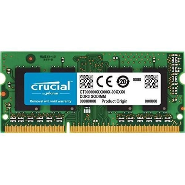 Crucial 8GB (1 x 8 GB) DDR3 SDRAM Muistimoduuli Malli CT8G3S1339M