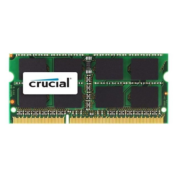 Crucial RAM-moduuli - 8 Gt DDR3-1333/PC3-10600 - SO DIMM 204-nastaa