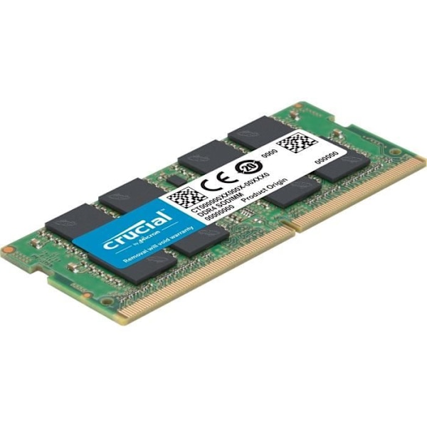 Minne CRUCIAL 8GB DDR4 2666 MT/s (PC4-21300) CL19 SR x8 Obuffrad SODIMM 260pin (CT8G4SFS8266)