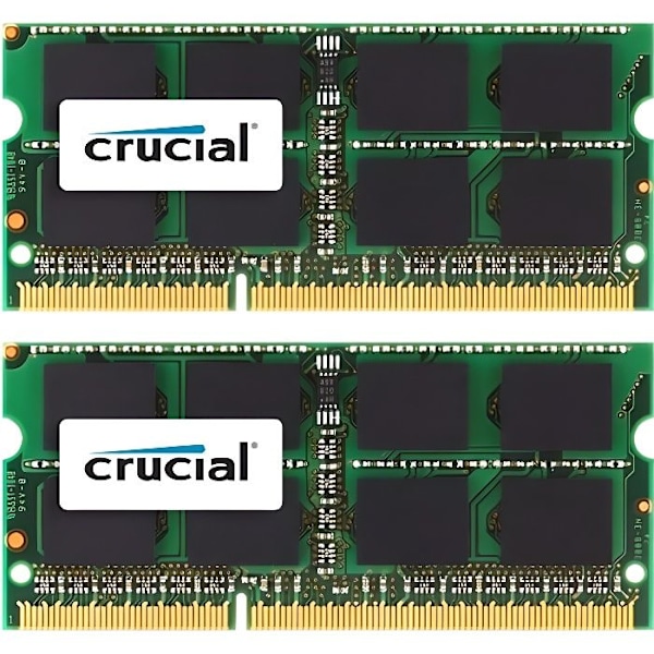 Crucial RAM-modul för bärbar dator, skrivbordsdator - 16 GB - DDR3-1333/PC3-10600 DDR3 SDRAM