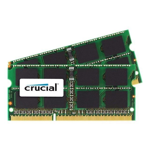Hukommelse Mac DDR3L - CRUCIAL - 16GB KIT (8GB*2) - 1866 - Lav spænding - System specifik - SO DIMM