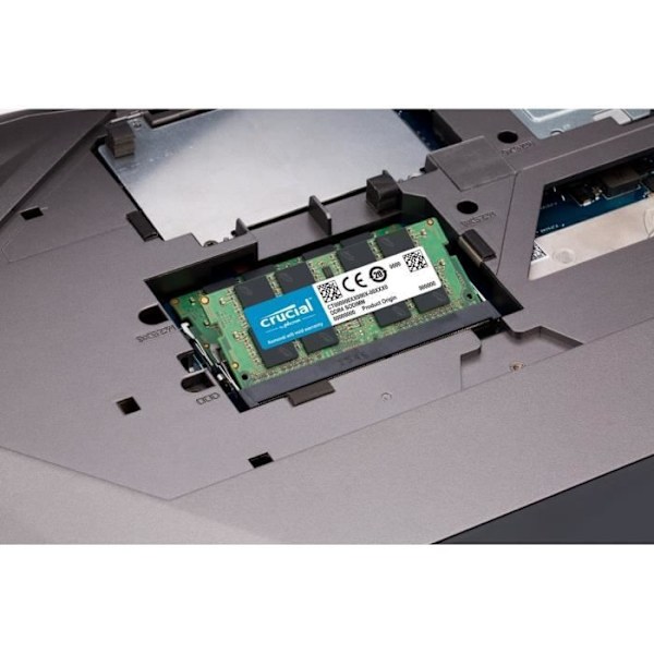 Crucial CT8G4SFS8266 8Go (DDR4, 2666 MT/s, PC4-21300, Single Rank x8, SODIMM, 260-Pin) Minne