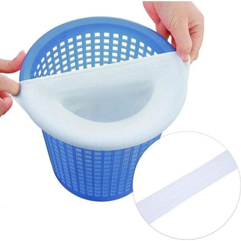 10-pack poolskimmerstrumpor - Tillverkade av slitstark elastisk nylon - För filtrering av löv, gräs, hår, mossa och annat skräp