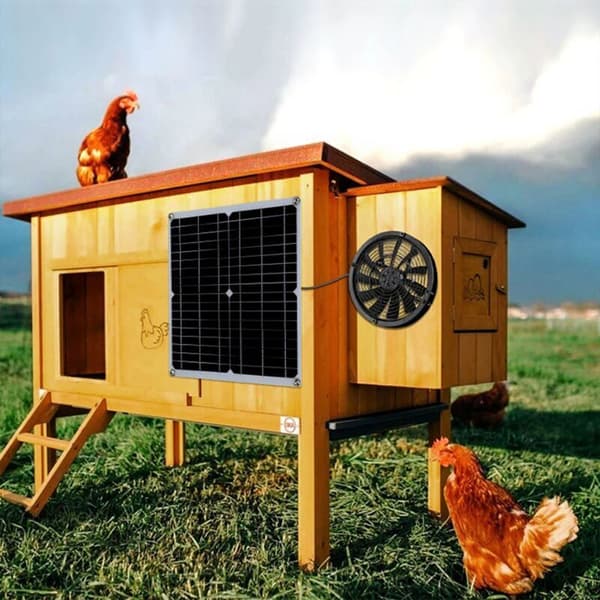 30W 18V Solär Avgasfläkt.