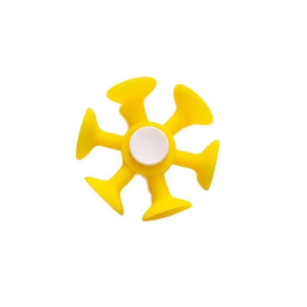 Fidget Spinner med sugekoppbase: Roterbar og deformasjonsbestandig – Ideell for stresslindring og som barneleke