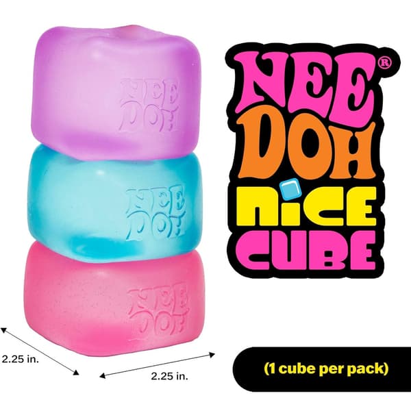 Needoh Exquisite Cube Stress Relief Ball ja oppimislelu (sininen)