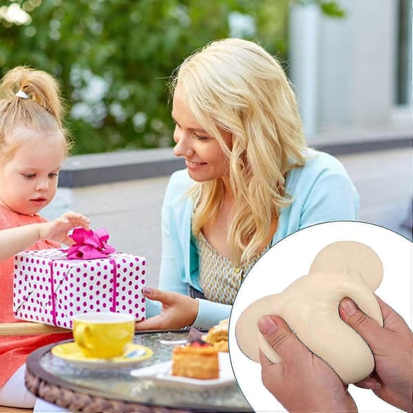 Dumpling Squishy Dampet Fyldt Bolle Simulering Dekompression Legetøj Stressaflastende Legetøj