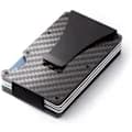 Kortholder i karbonfiber RFID svart - Julegave One size