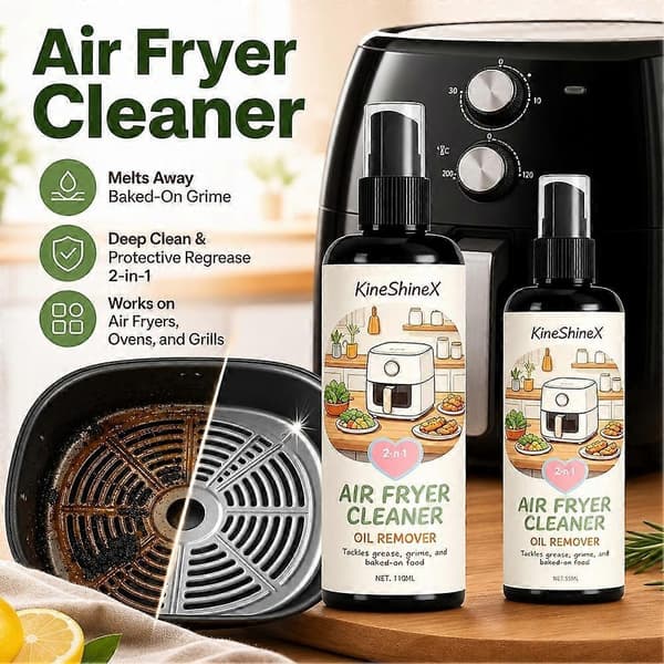 Airfryer-rengøringsmiddel, multifunktionelt hurtigrengøringssæt, 55 ml