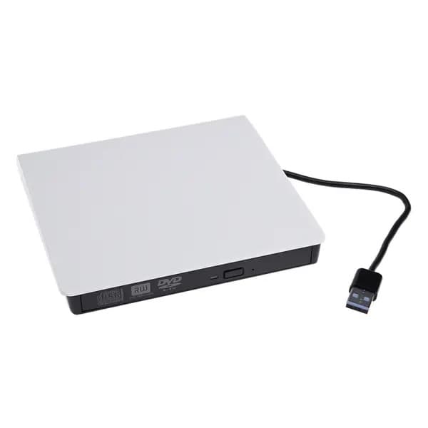 Ekstern USB 3.0 DVD-brenner – Kompakt, bærbar og plug-and-play.