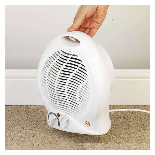 CREA Badeværelsesventilatorvarmer med justerbar termostat – Lavenergi badeværelsesventilatorvarmer. 2000 W