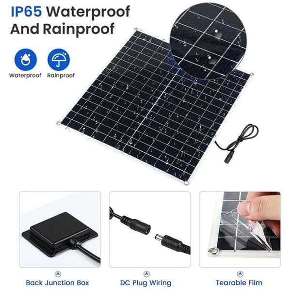 30W 18V Solär Avgasfläkt.