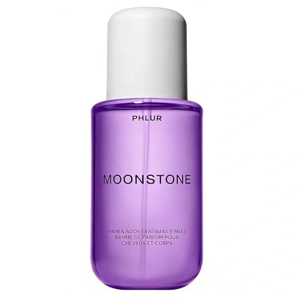 PHLUR Moonstone Hår- og Kropsmist til Kvinder, Blød Blomster Body Spray, Let Daglig Duft til Hår og Krop, 240ml Moonstone