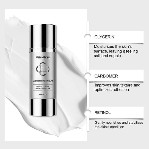 Natt Retinol Complex Essence 30ml, Mild Natt Ansikts Retinolvård, Återfuktande Lystergivande Essence