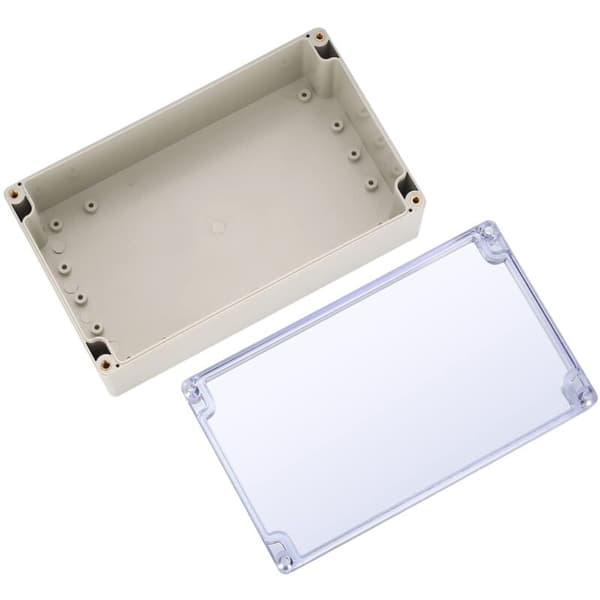 IP67 Utomhus Elkopplingsdosa. Vattentät Kopplingsdosa. Transparent Lock. Elektrisk Distributionslåda i Plast.
