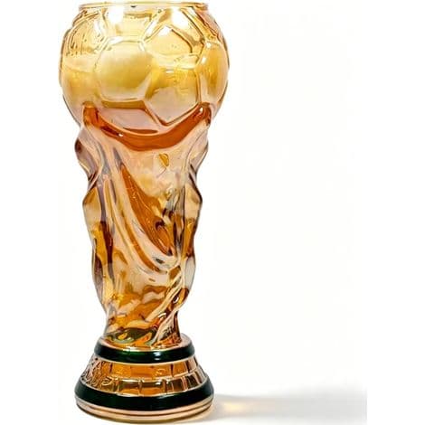 Ölglas för VM 2026 – 500 ml kapacitet – Ikonisk trofédesign – Premiumkvalitetsglas
