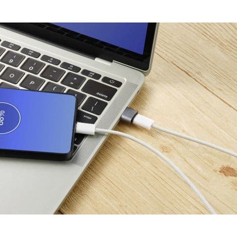 USB 2.0 -sovitin [1x USB 2.0 A-tyypin uros - 1x USB-C®-naaras] Alumiiniliitin C531082