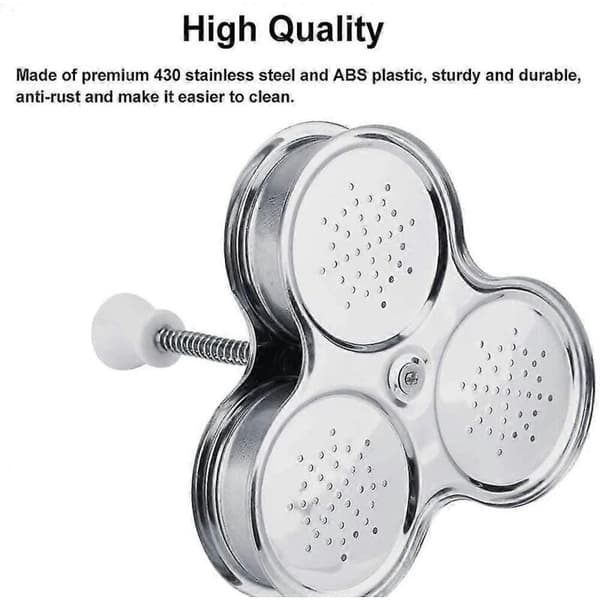 Pocher egg cooker. Egg cooker. Egg poacher with three grids. Egg cooker.